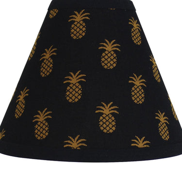 Pineapple Town - Black Lampshade 12 Inch Regular Clip 2R660011 - The Fox Decor